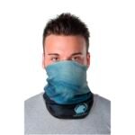 Écharpe multi-usages Lara avec impression par sublimation, couche en polaire et ourlets – Image 7