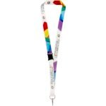 Tour de cou pour sublimation rPET avec boucle de sécurité Lois – Image 6
