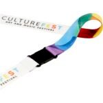 Tour de cou pour sublimation rPET avec boucle de sécurité Lois – Image 4