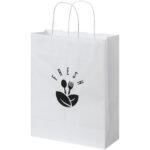 Sac en papier Kraft 80 g/m² avec poignées torsadées, 25 x 11 x 32 cm – Image 7
