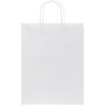 Sac en papier Kraft 80 g/m² avec poignées torsadées, 25 x 11 x 32 cm – Image 2