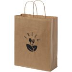 Sac en papier Kraft 80 g/m² avec poignées torsadées, 25 x 11 x 32 cm – Image 8