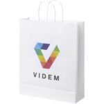 Sac en papier Kraft 80-90 g/m² avec poignées torsadées, 32 x 12 x 40 cm – Image 7