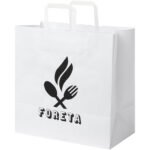 Sac en papier Kraft 80-90 g/m² avec poignées plates, 34 x 20 x 35 cm – Image 6