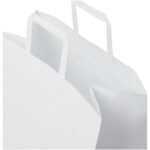 Sac en papier Kraft 80-90 g/m² avec poignées plates, 34 x 20 x 35 cm – Image 4