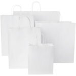 Sac en papier Kraft 90-100 g/m² avec poignées torsadées, 49,5 x 14 x 44 cm – Image 6