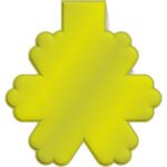 Aimant réfléchissant en TPU en forme de flocon de neige M-10 RFX™ – Image 5
