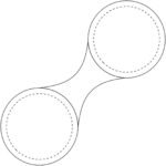 Petit aimant RFX™ rond en TPU réfléchissant M-10 RFX™ – Image 3