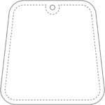 Attache réfléchissante en PVC en forme de trapèze H-09 RFX™ – Image 4