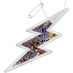 Attache réfléchissante en PVC en forme de flash H-10 RFX™ – Image 2