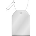 Attache réfléchissante en TPU en forme d'étiquette H-12 RFX™ – Image 5