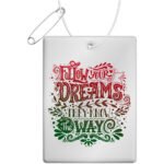 Attache réfléchissante rectangulaire en PVC H-12 RFX™, grand modèle – Image 2