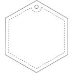 Attache réfléchissante hexagonale en TPU H-12 RFX™ – Image 4