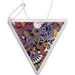 Attache réfléchissante en PVC en forme de triangle inversé H-12 RFX™ – Image 2