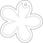 Attache réfléchissante en PVC en forme de fleur H-13 RFX™ – Image 4