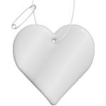 Attache légère en forme de cœur RFX™ H-16 en PVC réfléchissant