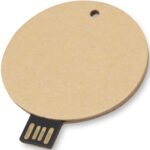 Clé USB 2.0 ronde en papier recyclé – Image 7