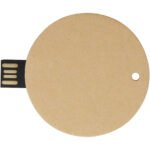 Clé USB 2.0 ronde en papier recyclé – Image 6