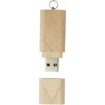 Clé USB 2.0 en bois avec porte-clés – Image 2