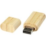 Clé USB 2.0 en bambou avec porte-clés – Image 4