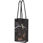 Sac en papier 170 g/m2 intégra fait à la main avec poignées torsadées en plastique, 9,5 x 4 x 17 cm – Image 10