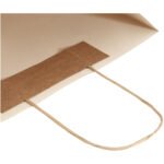 Sac en papier fabriqué à partir de déchets agricoles 150 g/m2 avec poignées torsadées, 31 x 12 x 31 cm – Image 7