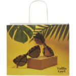 Sac en papier Kraft 120 g/m2avec poignées torsadées, 31 x 12 x 25 cm – Image 2