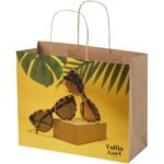 Sac en papier Kraft 120 g/m2avec poignées torsadées, 31 x 12 x 25 cm – Image 10
