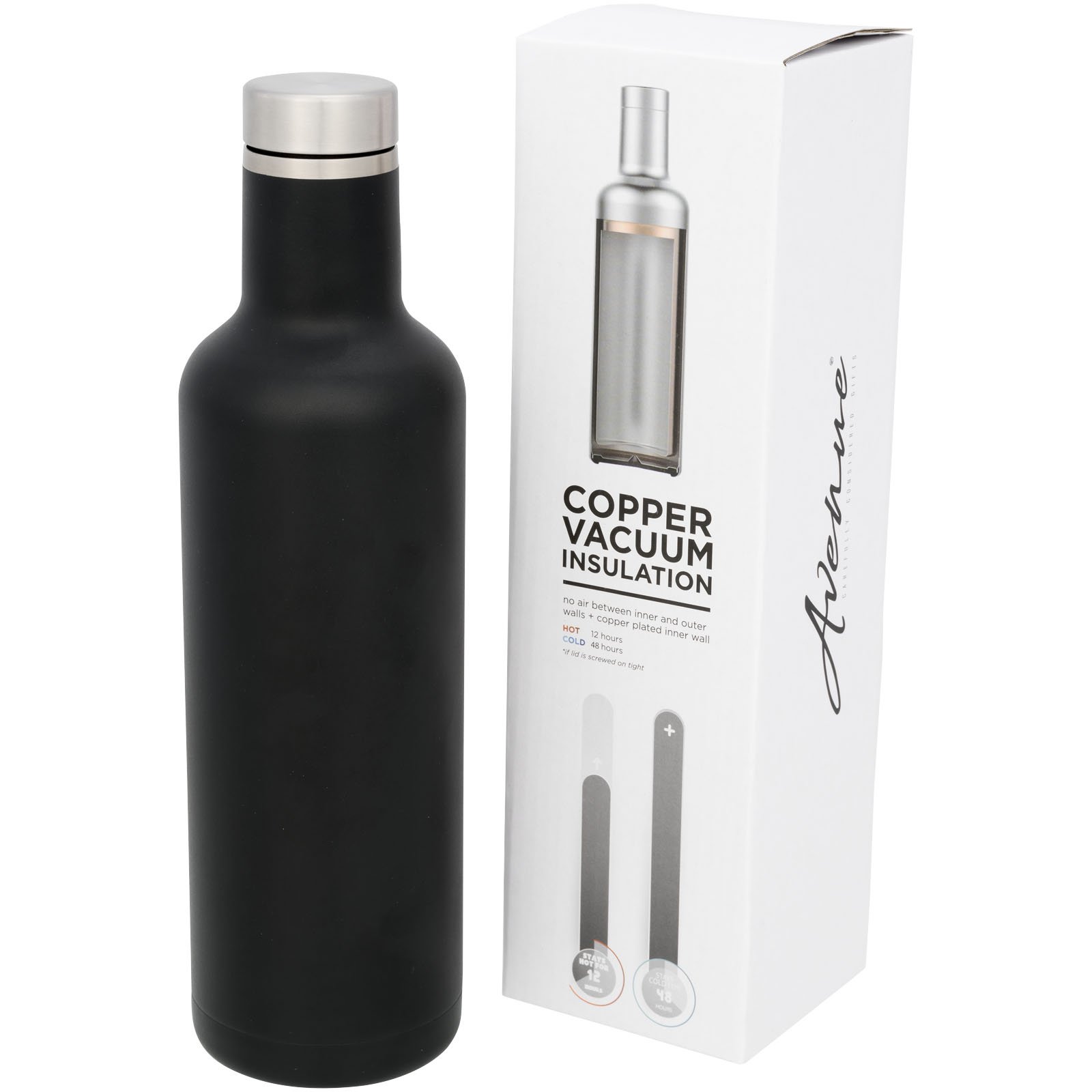 10051700-1 Bouteille Pinto avec isolation par le vide et couche de cuivre 750ml – Image 1