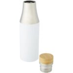 Bouteille Hulan de 540 ml en acier inoxydable avec  cuivre et isolation par le vide avec couvercle en bambou – Image 7