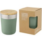 Gobelet Lagan de 330 ml en acier inoxydable avec isolation par le vide et couche de cuivre, avec couvercle en bambou – Image 13