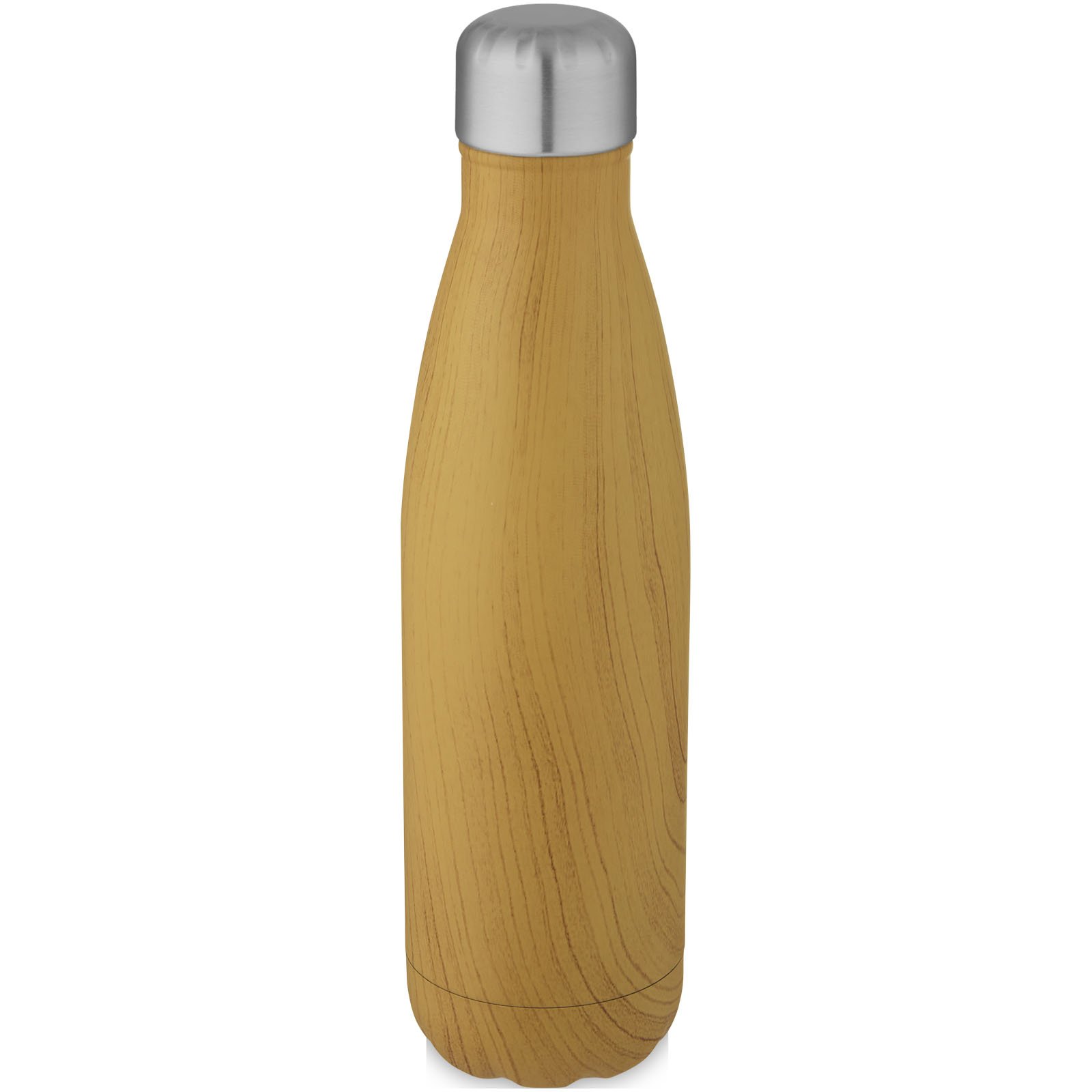 10068306-1 Bouteille isotherme Cove 500 ml en acier inoxydable imitation bois – Image 1