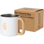Tasse Bjorn de 360 ml en acier inoxydable recyclé certifiée RCS avec isolation sous vide et couche de cuivre – Image 3