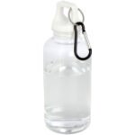 Bouteille d'eau Oregon de 400 ml en plastique recyclé avec mousqueton – Image 7