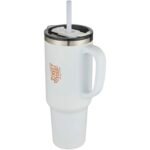 Mug Sydney 1200 ml double paroi certifié RCS avec isolation par le vide et couche de cuivre avec paille – Image 3