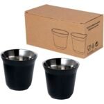 Ensemble de tasses à espresso en acier inoxydable Duo de 80 ml certifié RCS – Image 9