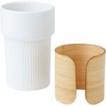 Gobelet Fika de 340 ml avec couvercle en bambou – Image 4