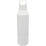 Bouteille isotherme Odessy de 600 ml en acier inoxydable recyclé RCS avec gobelet de 300 ml – Image 4