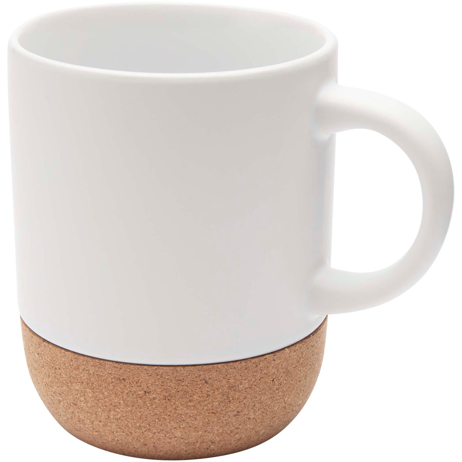 10084701-1 Mug Billie en céramique de 300 ml avec détails en liège et finition matte – Image 1