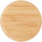 Bouteille d'eau en verre Porto de 500 ml avec poignée en silicone et couvercle en bambou – Image 5