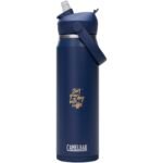 Bouteille d’eau en acier inoxydable de 750 ml avec paille à clapet Camelbak® Thrive Flip VSS – Image 3