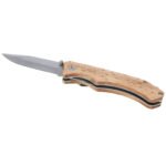 Couteau de poche en bois Dave avec clip de ceinture – Image 9