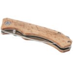 Couteau de poche en bois Dave avec clip de ceinture – Image 6