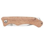 Couteau de poche en bois Dave avec clip de ceinture – Image 2