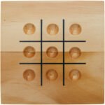Jeu de morpion Strobus en bois – Image 2