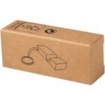 Support de téléphone en bambou Bosona avec porte-clés – Image 4