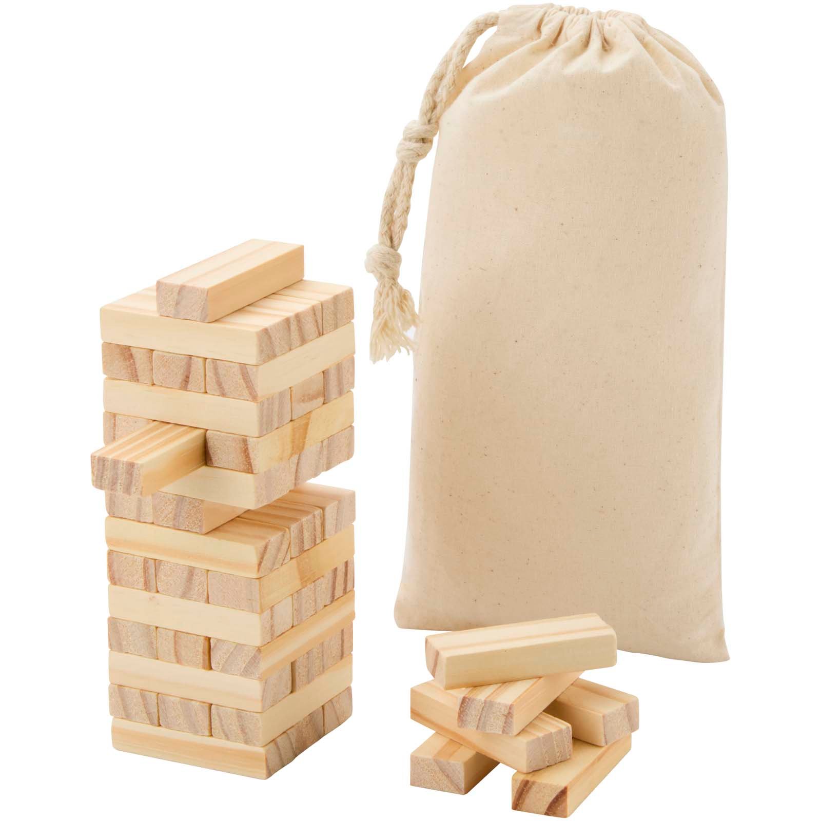 10461206-1 Jeu de tour empilable Jumble en bois – Image 1