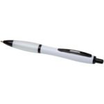 Stylo bille Nash en plastique recyclé avec garnitures noires (encre noire) – Image 5