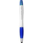 Stylo bille avec fonction stylet et surligneur Nash (encre noire) – Image 2