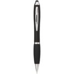 Stylo stylet coloré avec grip noir Nash (encre bleue)